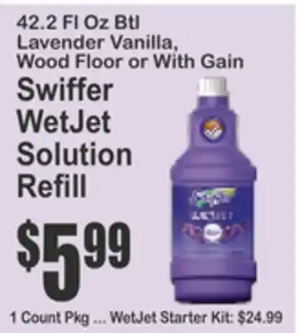 SuperFresh Swiffer WetJet Solution Refill offer