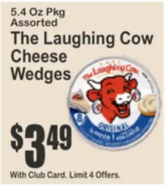 SuperFresh The Laughing Cow Cheese Wedges offer