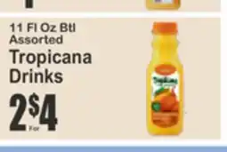 SuperFresh 11 Fl Oz Btl Assorted Tropicana Drinks offer