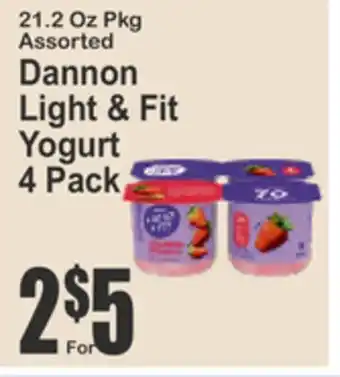 SuperFresh Dannon Light & Fit Yogurt offer