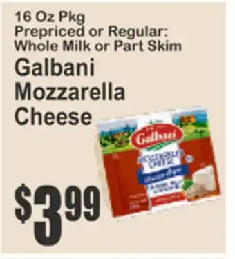 SuperFresh Galbani Mozzarella Cheese offer