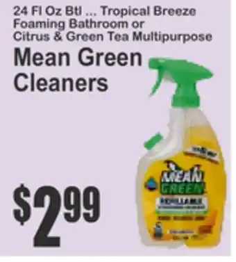 SuperFresh Mean Green Cleaners offer
