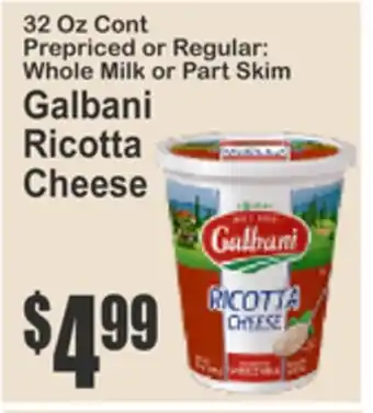 SuperFresh Galbani Ricotta Cheese offer