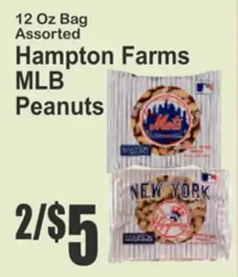 SuperFresh 12 Oz Bag Assorted Hampton Farms MLB Peanuts offer