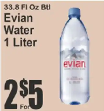 SuperFresh Evian Water offer