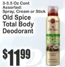 SuperFresh Old Spice Total Body Deodorant offer