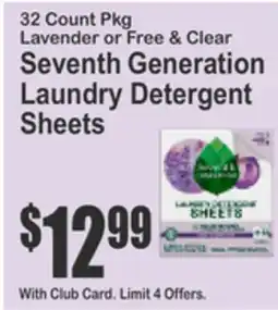 SuperFresh Seventh Generation Laundry Detergent Sheets offer