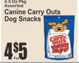SuperFresh Canine Carry Outs Dog Snacks offer