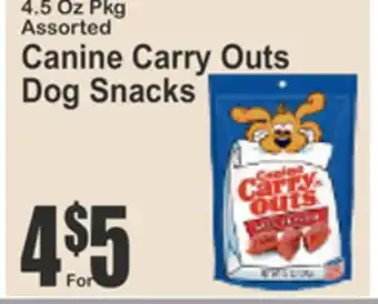 SuperFresh Canine Carry Outs Dog Snacks offer