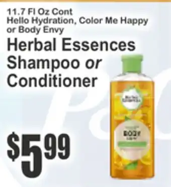SuperFresh Herbal Essences Shampoo or Conditioner offer