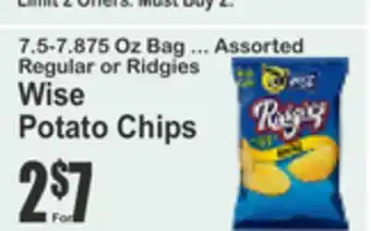 SuperFresh Wise Potato Chips offer
