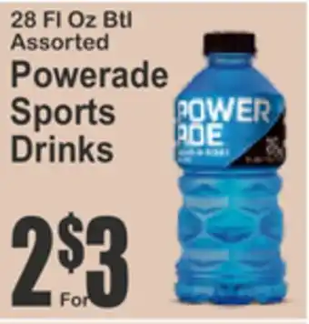 SuperFresh Powerade Sports Drinks offer