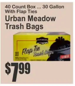 SuperFresh Urban Meadow Trash Bags offer