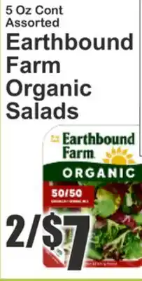 SuperFresh Earthbound Farm Organic Salads offer