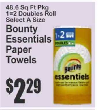 SuperFresh Bounty Essentials Paper Towels offer