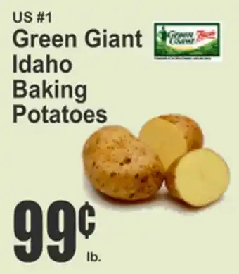 SuperFresh US #1 Green Giant Idaho Baking Potatoes offer
