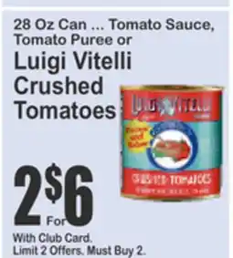 SuperFresh Luigi Vitelli Crushed Tomatoes offer