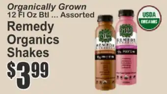 SuperFresh Remedy Organics Shakes offer