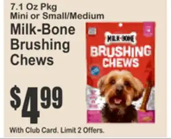 SuperFresh Milk-Bone Brushing Chews offer