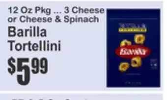 SuperFresh Barilla Tortellini offer