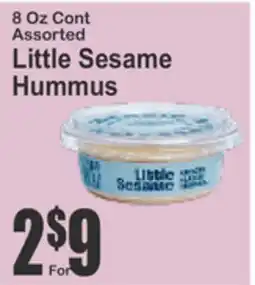 SuperFresh 8 Oz Cont Assorted Little Sesame Hummus offer
