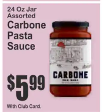 SuperFresh Carbone Pasta Sauce offer