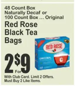 SuperFresh Red Rose Black Tea Bags offer
