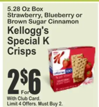 SuperFresh Kellogg's Special K Crisps offer