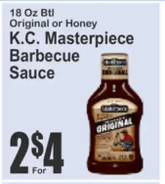 SuperFresh K.C. Masterpiece Barbecue Sauce offer