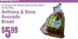 SuperFresh Anthony & Sons Avocado Bread offer