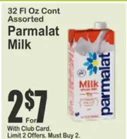 SuperFresh 32 FL Oz Cont Assorted Parmalat Milk offer