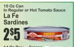 SuperFresh La Fe Sardines offer