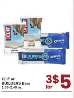 ACME CLIF or BUILDERS Bars offer