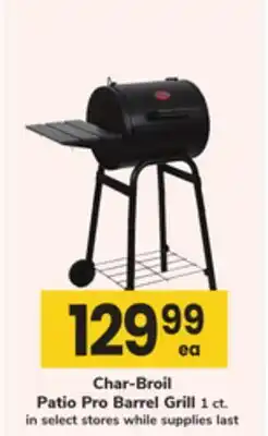 ACME Char-Broil Patio Pro Barrel Grill offer
