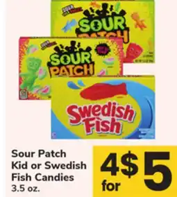 ACME Sour Patch Kid or Swedish Fish Candies offer
