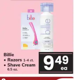 ACME Billie Razors 1-4 ct. Shave Cream 6.5 oz offer