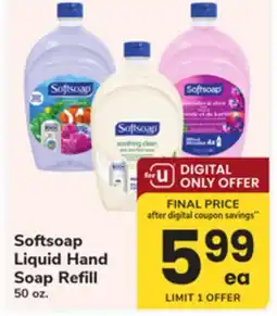ACME Softsoap Liquid Hand Soap Refill offer