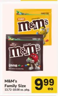 ACME M & M's Family Size offer