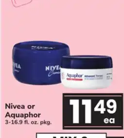 ACME Nivea or Aquaphor offer
