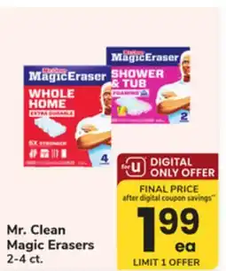 ACME Mr. Clean Magic Erasers offer