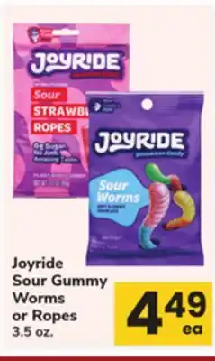 ACME Joyride Sour Gummy Worms or Ropes offer