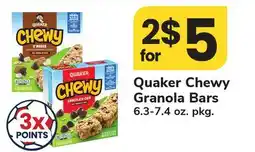 ACME Quaker Chewy Granola Bars offer