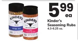 ACME Kinder's Seasoning Rubs offer