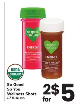 ACME So Good So You Wellness Shots offer