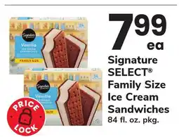 ACME Signature SELECT Family Size Ice Cream Sandwiches offer