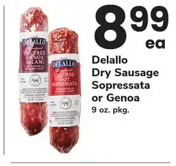 ACME Delallo Dry Sausage Sopressata or Genoa offer