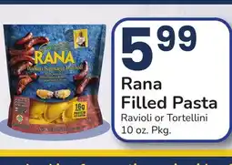 ACME Rana Filled Pasta Ravioli or Tortellini offer