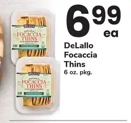 ACME DeLallo Focaccia Thins offer