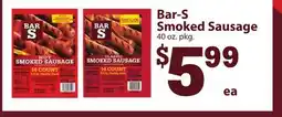 ACME Bar-S Smoked Sausage offer