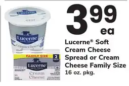 ACME Lucerne Soft Cream Cheese Spread or Cream Cheese Family Size offer